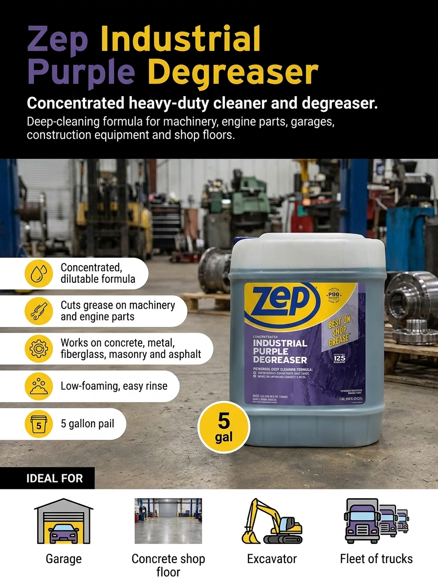 Zep Industrial Purple Degreaser (5 Gal)