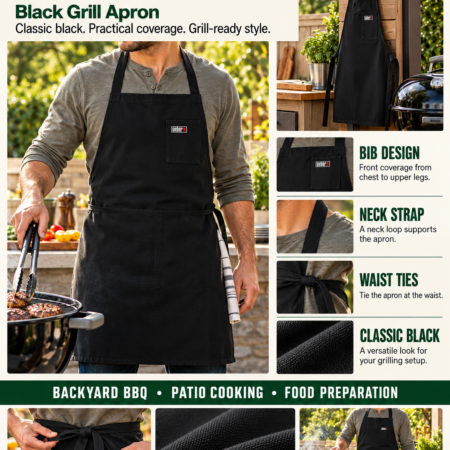 Black Grill Apron